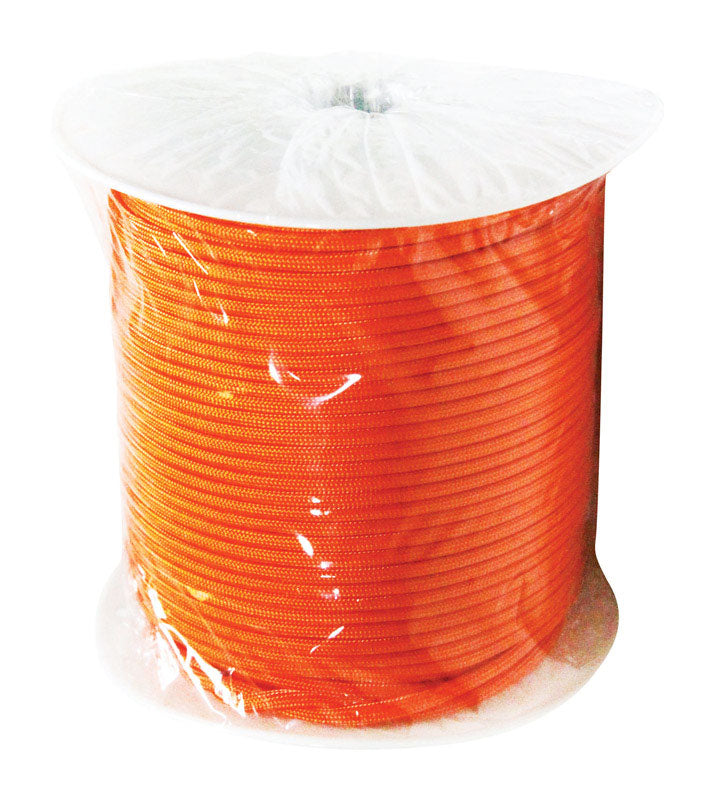 Koch 5/32 in. D X 400 ft. L Orange Braided Nylon Paracord