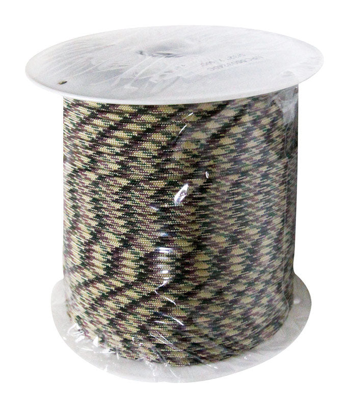 Koch 5/32 in. D X 400 ft. L Camouflage Braided Nylon Paracord
