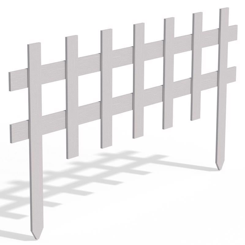 FENCE PICKET 18"X3' WHT