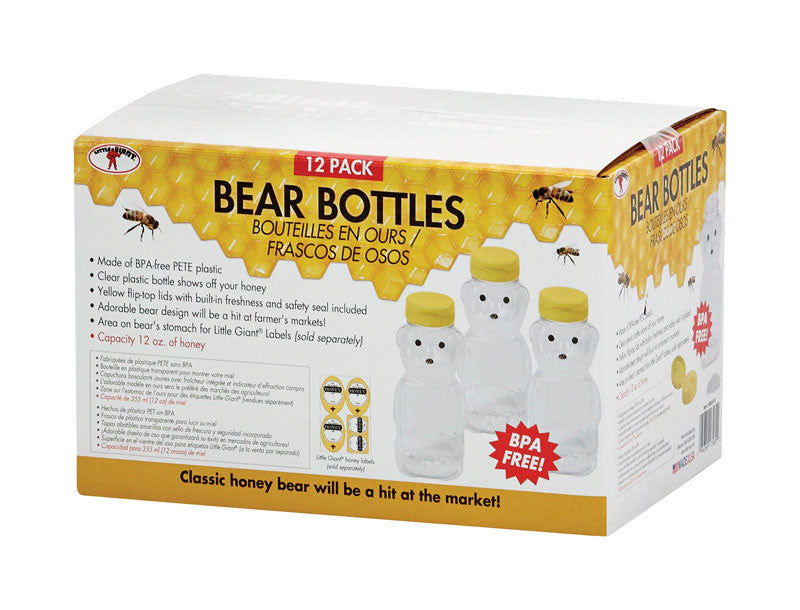 Little Giant 12 oz Honey Bear Bottle