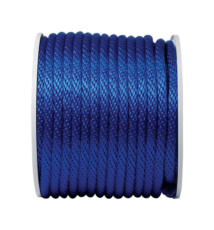 Koch 5/8 in. D X 140 ft. L Blue Solid Braided Poly Derby Rope