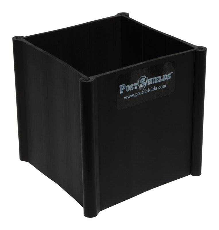 Post Shields Inc. 4 in. H X 4 in. W X 4 in. L Plastic Brown Fence Post Protection