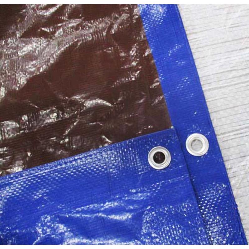 Ace 12 ft. W X 20 ft. L Medium Duty Polyethylene Tarp Blue/Brown