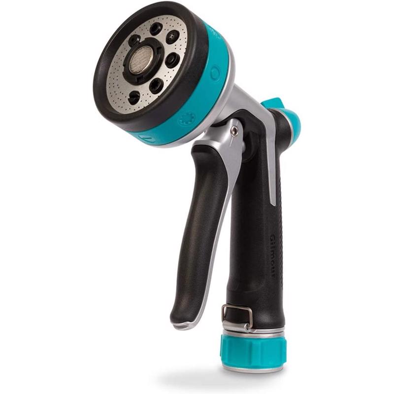 Gilmour Swivel Connect 8 Pattern Adjustable Metal Hose Nozzle