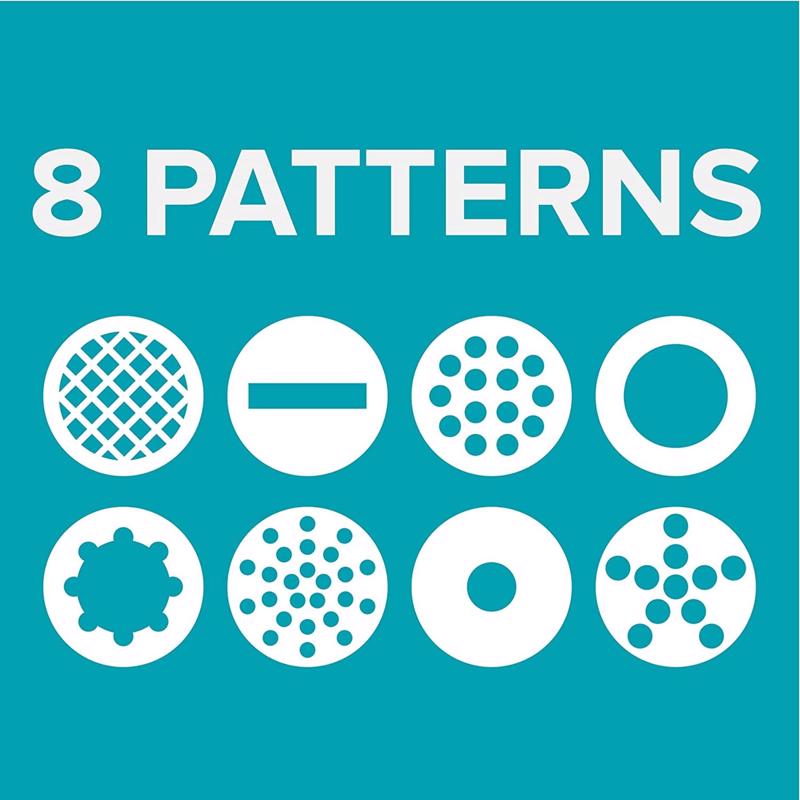 Gilmour Swivel Connect 8 Pattern Adjustable Metal Hose Nozzle