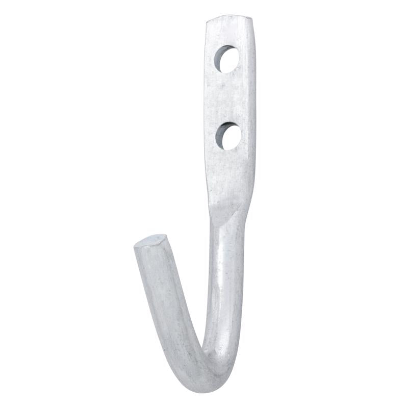 Hampton Small Zinc-Plated Silver Steel 2.5625 in. L Rope Binding Hook 175 lb 1 pk