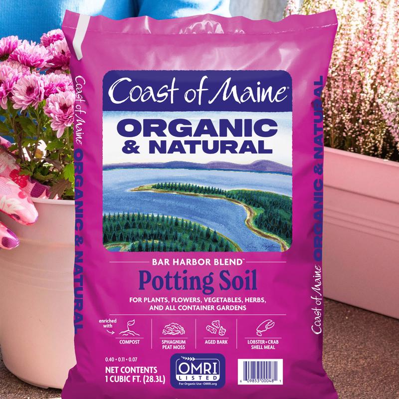 Coast of Maine Bar Harbor Blend Organic Flower and Plant Potting Soil 1 cu ft