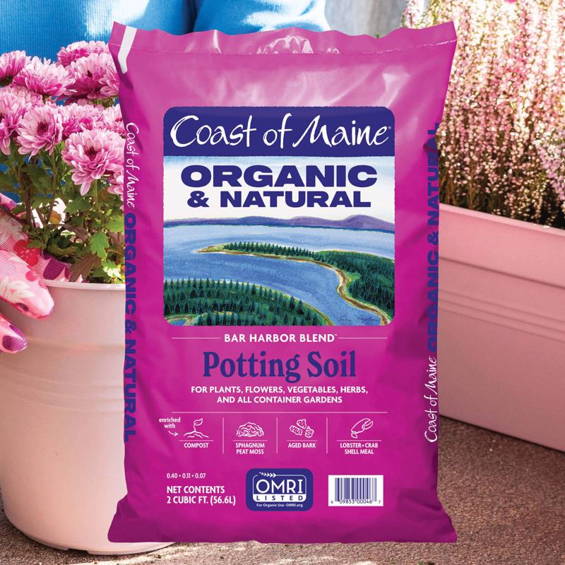 Coast of Maine Bar Harbor Blend Organic Flower and Plant Potting Soil 2 cu ft