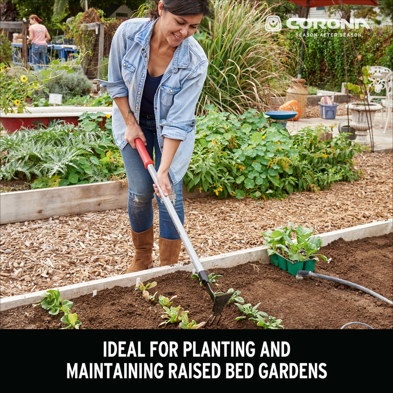 Corona ComfortGEL Carbon Steel Cultivator Hoe 32 in. Polymer Handle