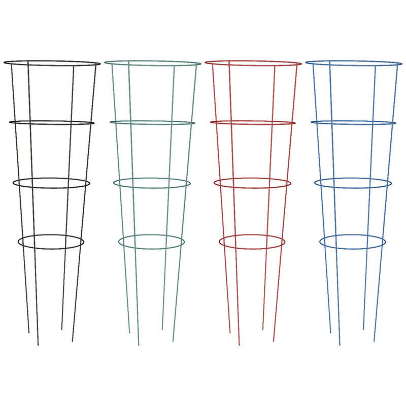 Panacea Vivid 54 in. H X 16 in. W Assorted Steel Tomato Cage