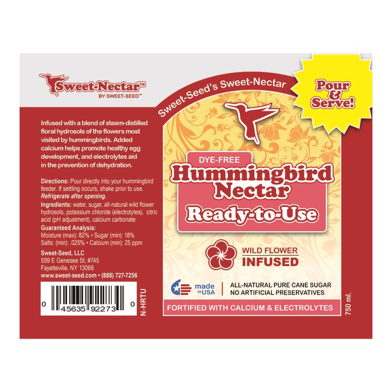 Sweet-Seed Sweet-Nectar Hummingbird Sucrose Nectar 750 ml