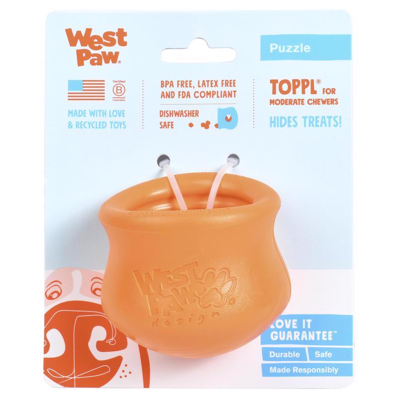 TOPPL PT TOY SMLL ORG 3"