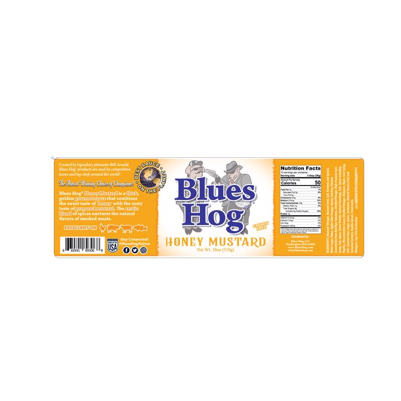 Blues Hog Honey Mustard BBQ Sauce 18 oz