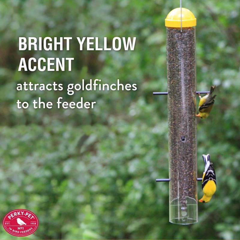 Perky-Pet Finch 2 lb Plastic Bird Feeder 6 ports