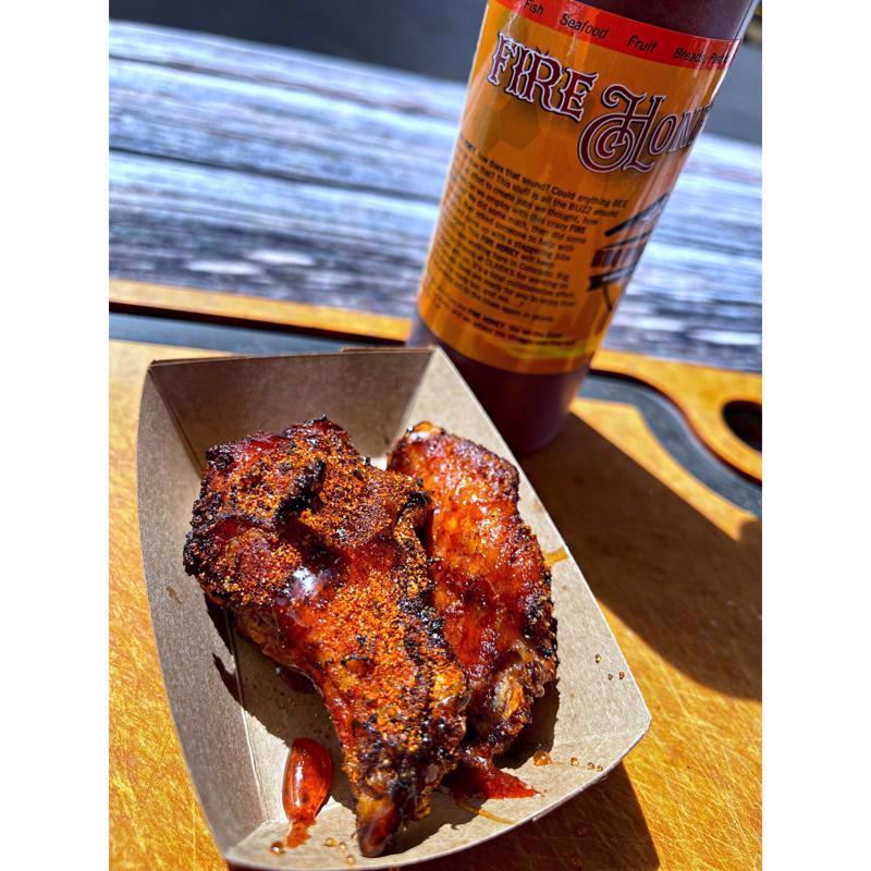 Chef J's BBQ Provisions Sweet and Spicy Fire Honey 12 oz