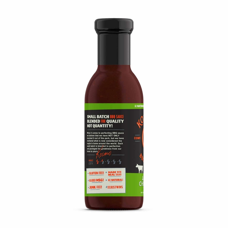 Kosmos Q Apple Chipotle BBQ Sauce 15.5 oz