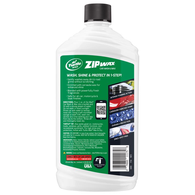 Turtle Wax Zip Wax Car Wash 16 oz