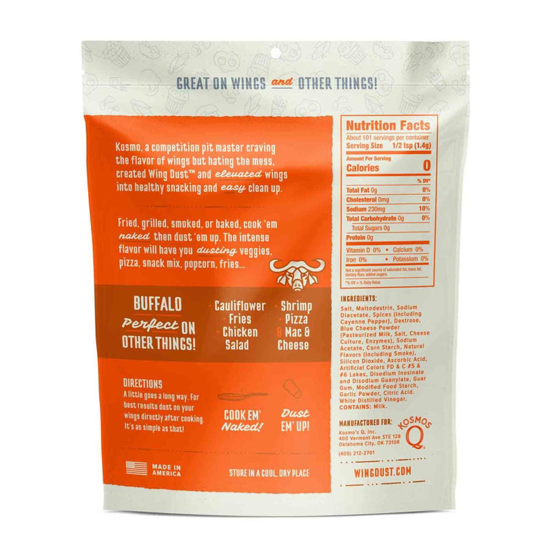 Kosmos Q Wing Dust Buffalo Wing Seasoning 5 oz