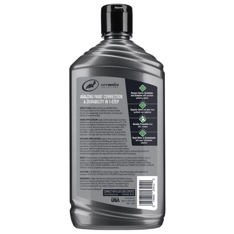 Turtle Wax Hybrid Solutions Ceramic Polish and Wax 14 oz
