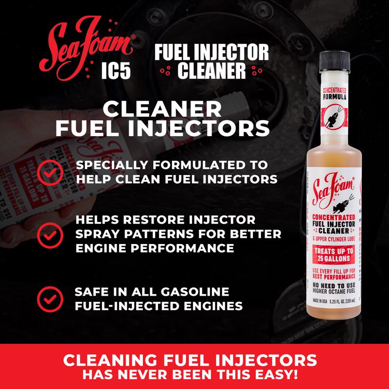 SeaFoam Gasoline Fuel Injector Cleaner 5.25 oz