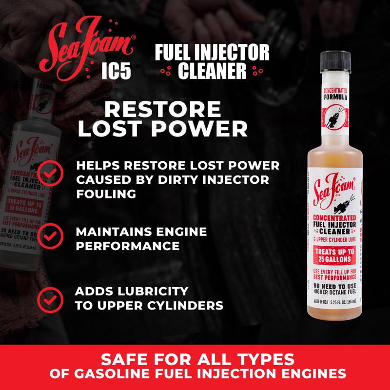 SeaFoam Gasoline Fuel Injector Cleaner 5.25 oz