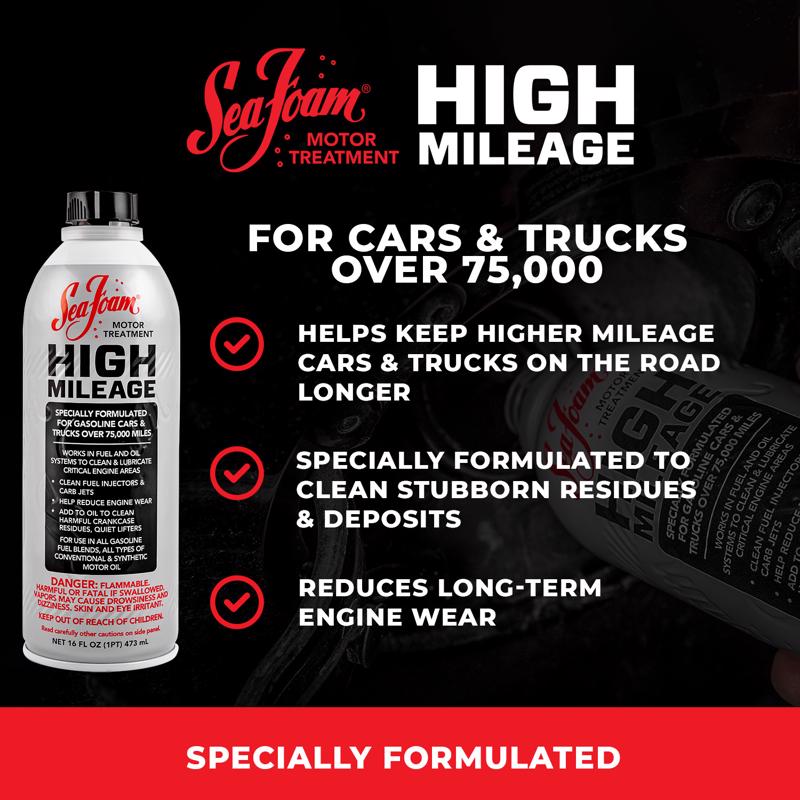 SeaFoam High Milage Gasoline Motor Treatment 16 oz
