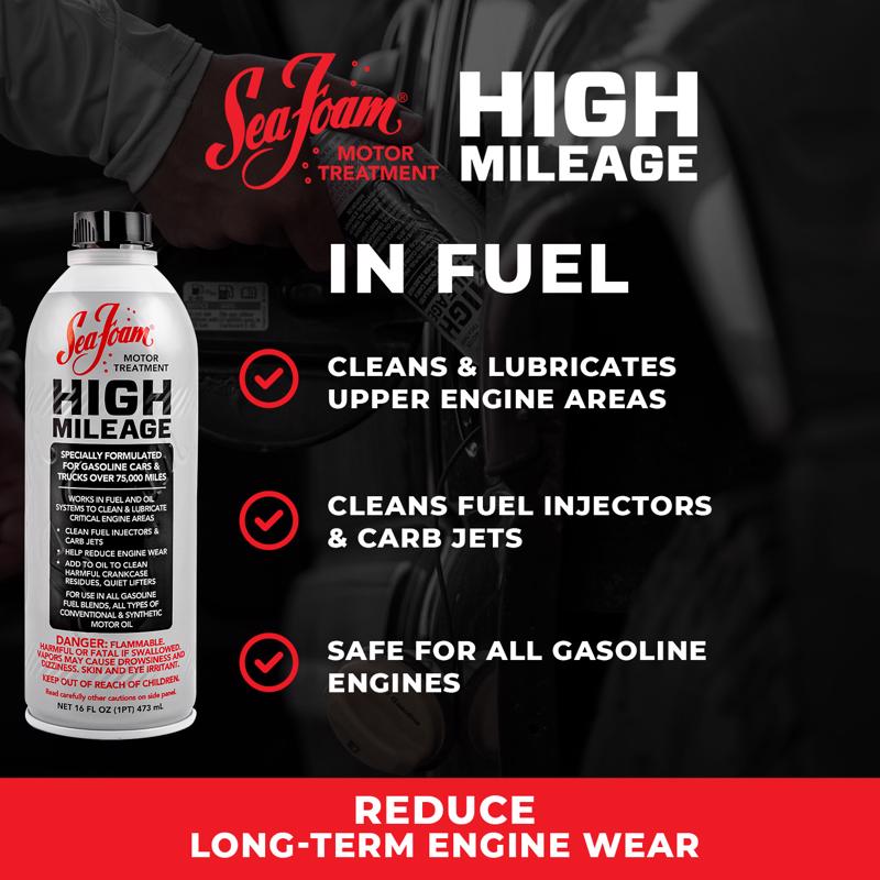 SeaFoam High Milage Gasoline Motor Treatment 16 oz