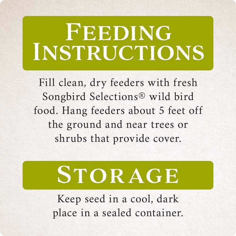 Songbird Selections Perfect Balance Wild Bird Sunflower Seeds and Peanuts Wild Bird Food 5 lb