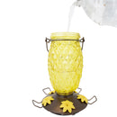 Perky-Pet Hummingbird 28 oz Glass/Plastic Pineapple Nectar Feeder 5 ports