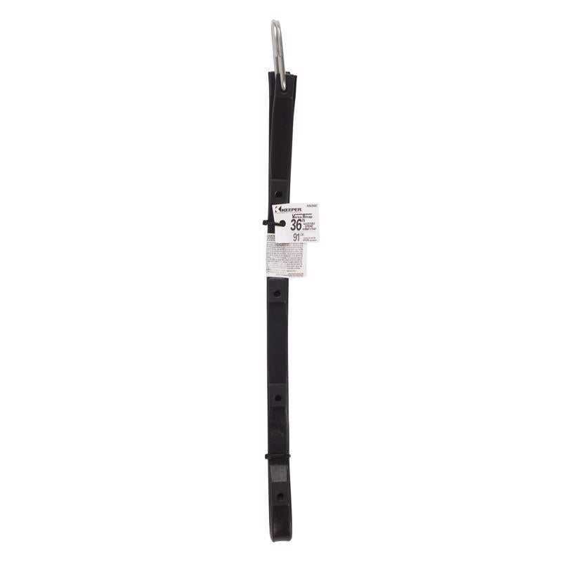 Keeper Black Versa Strap 36 in. L X 8 in. 1 pk