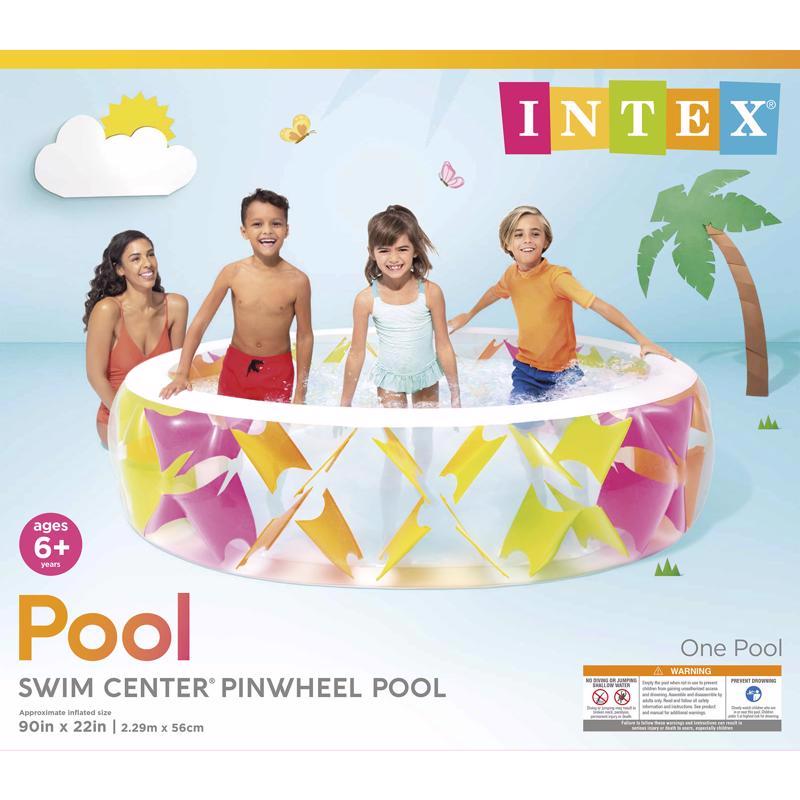 Intex 204 gal Inflatable Pool 22 in. H X 90 in. D
