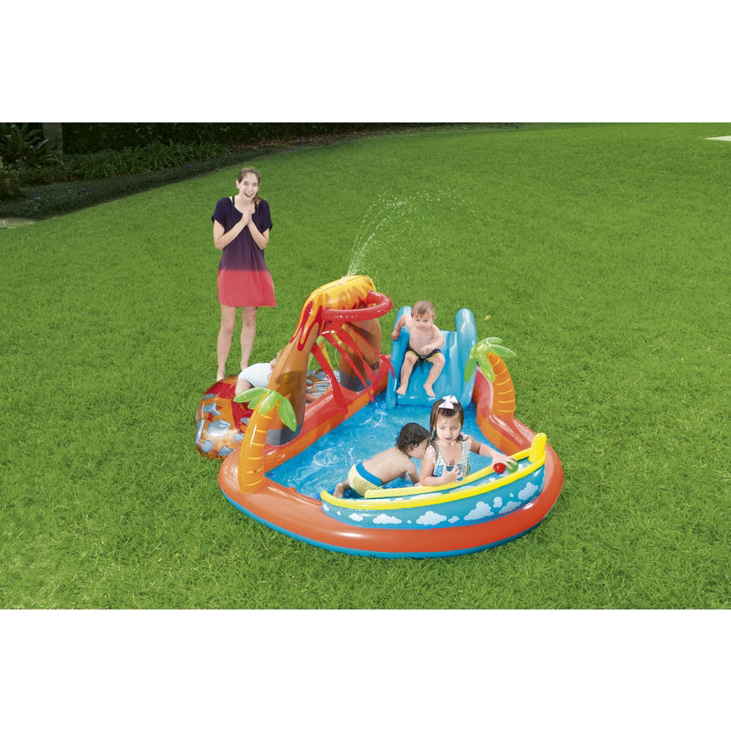 Bestway H2OGO! 72 gal Oval Inflatable Pool 8 ft. W X 8 ft. L