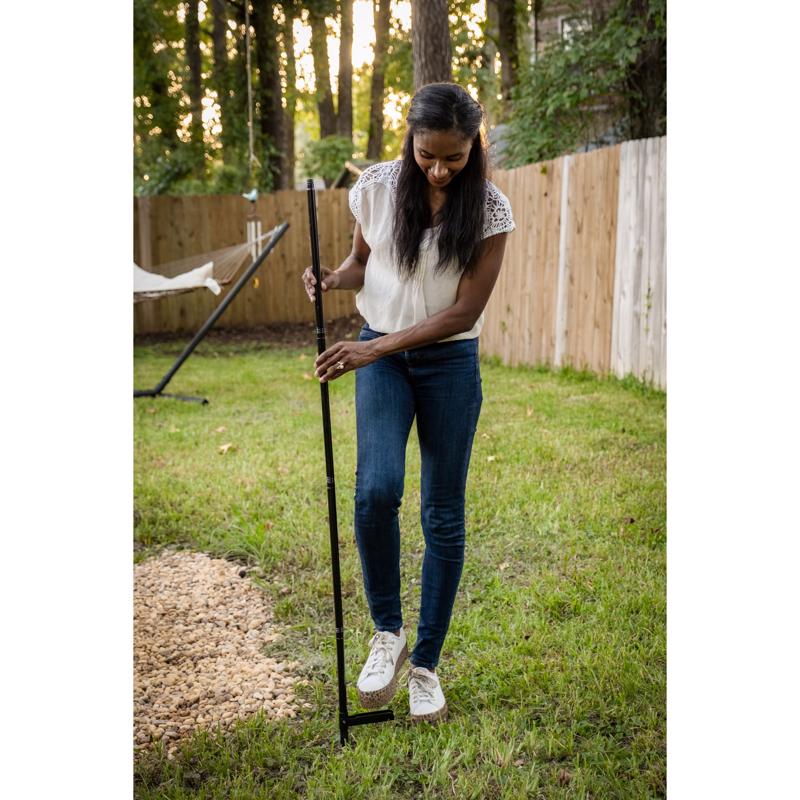 TIKI Blue Glass 68 in. Carnival Garden Torch 1 pc