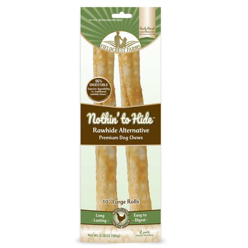 DOG CHEW CHKN10"2PK L