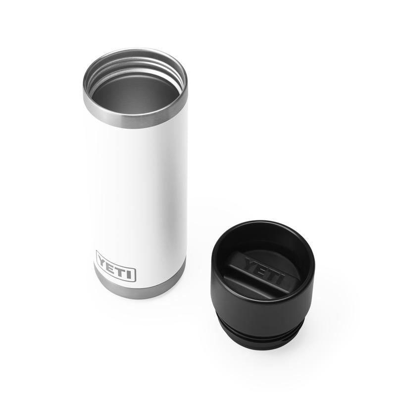 YETI Rambler 18 oz White BPA Free Bottle with Hotshot Cap