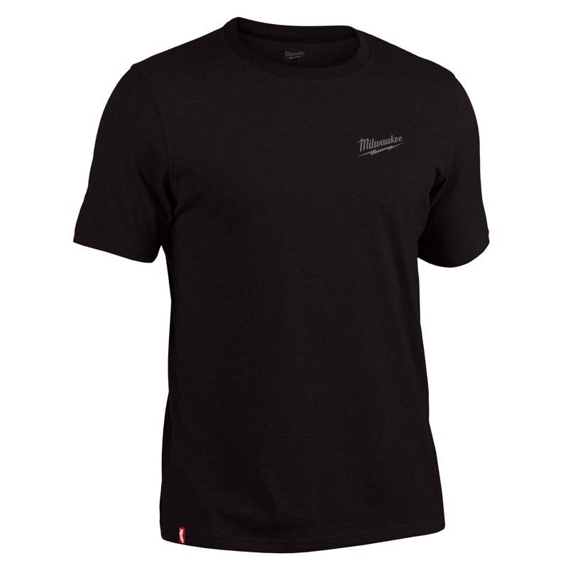 TEE SHIRT WRK BLK SS XL