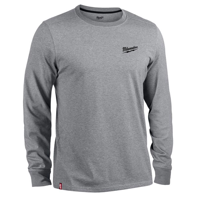 TEE SHIRT WORK GRY LS L