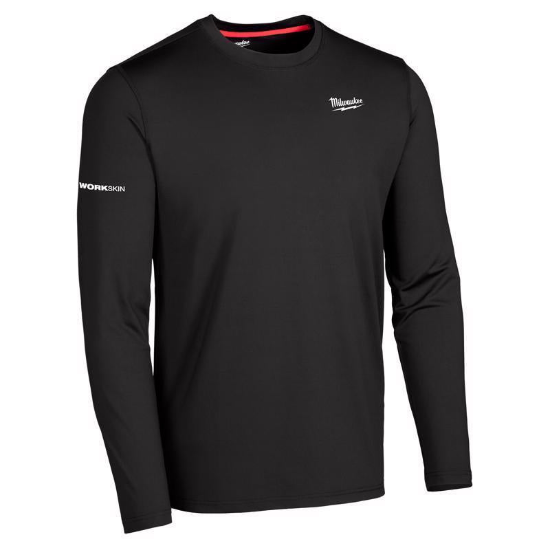 TEE SHRT MDWT LS BLK XXL