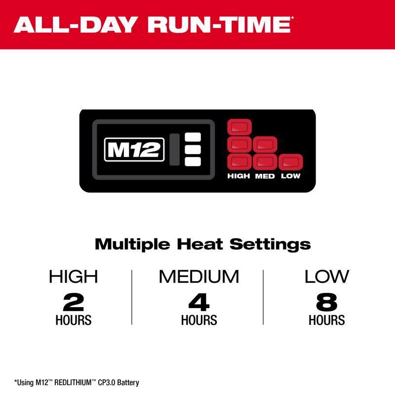 Milwaukee M12 L Long Sleeve Women's Heated Hoodie Kit Gray