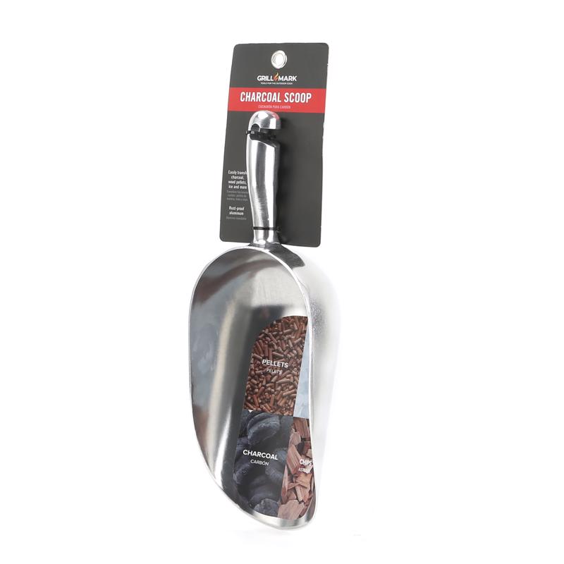 Grill Mark Aluminum Silver Charcoal/Pellet Scoop 1 pk