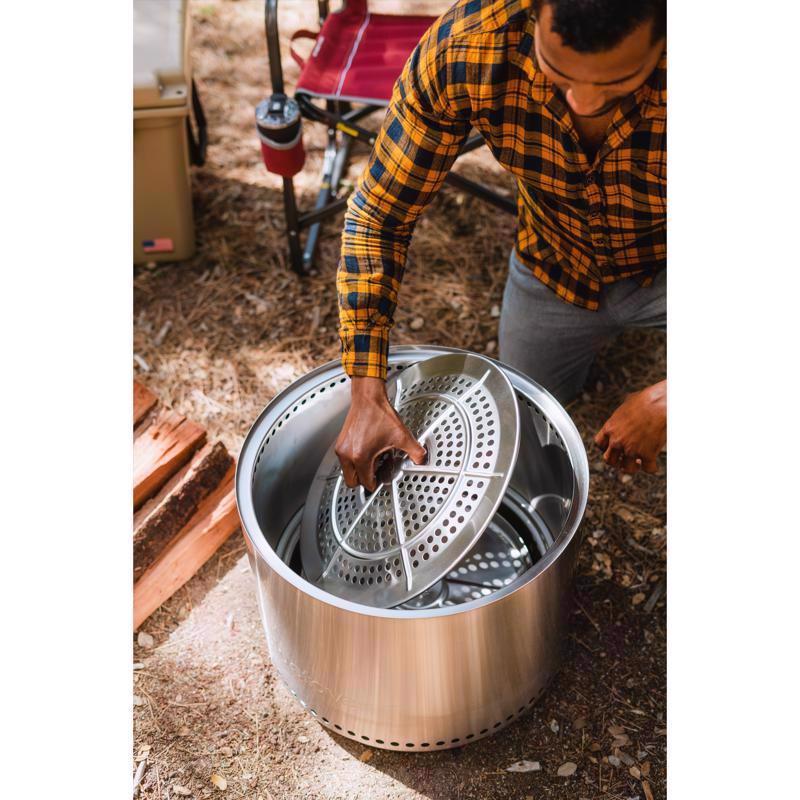 Solo Stove Bonfire 2.0 19.5 in. W Stainless Steel Round Wood Fire Pit with Stand