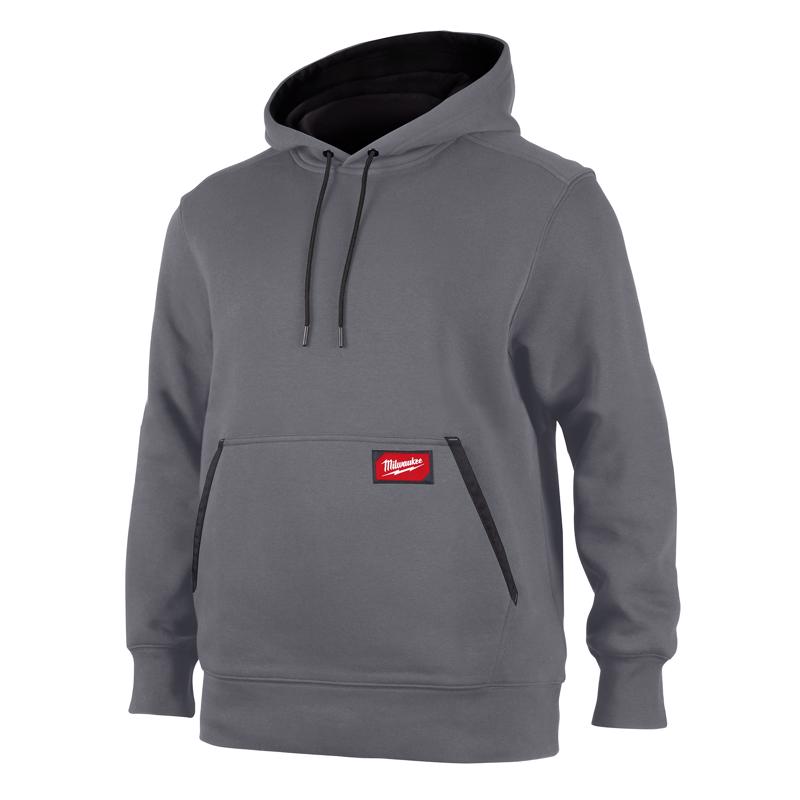 HOODIE MEN BAND GRAY L