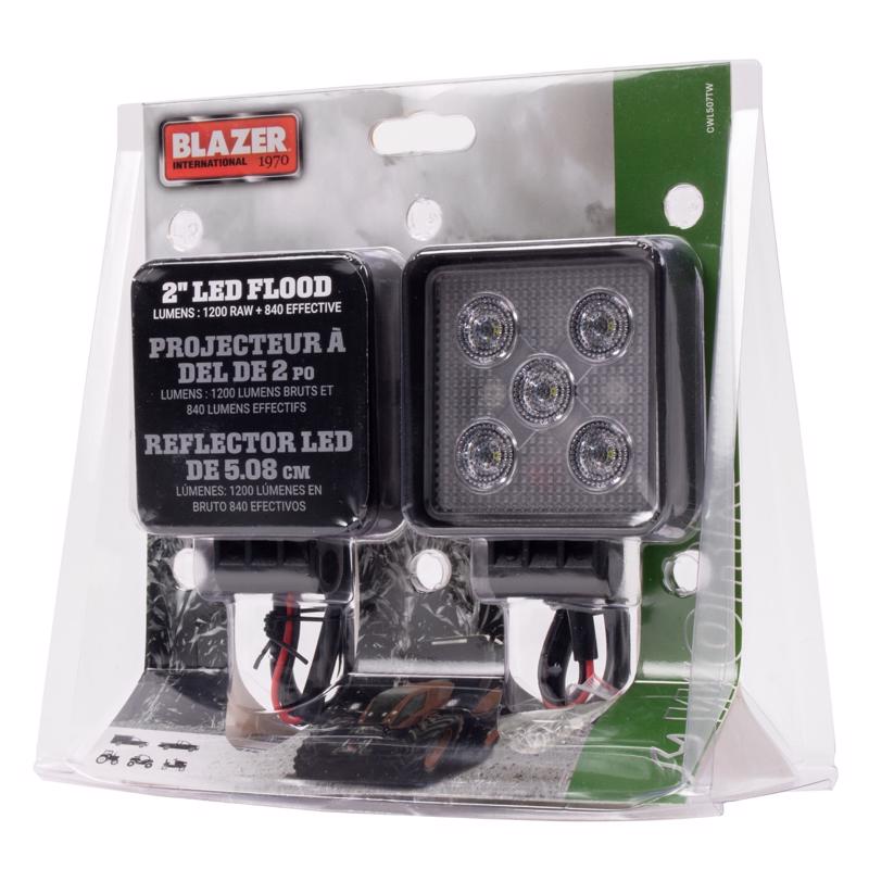 LED WORK LIGHT SQUARE 2"