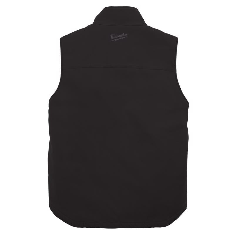Milwaukee XXL Sleeveless Men's Mock Neck Work Vest Black