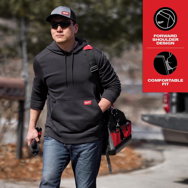 Milwaukee Freeflex XL Long Sleeve Unisex Hooded Hoodie Blue