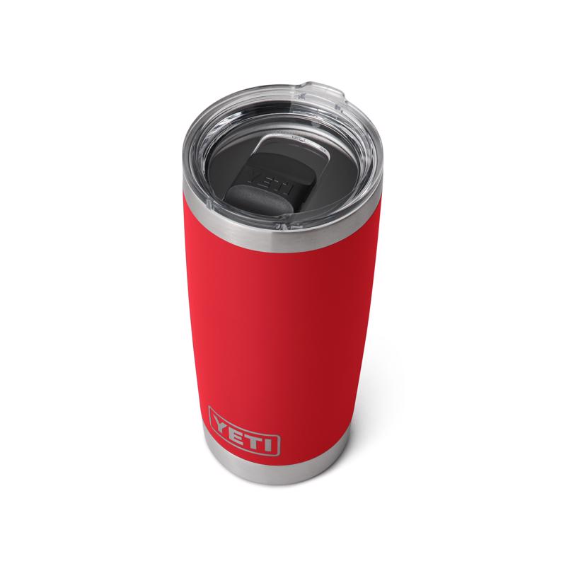 YETI Rambler 20 oz Rescue Red BPA Free Tumbler with MagSlider Lid