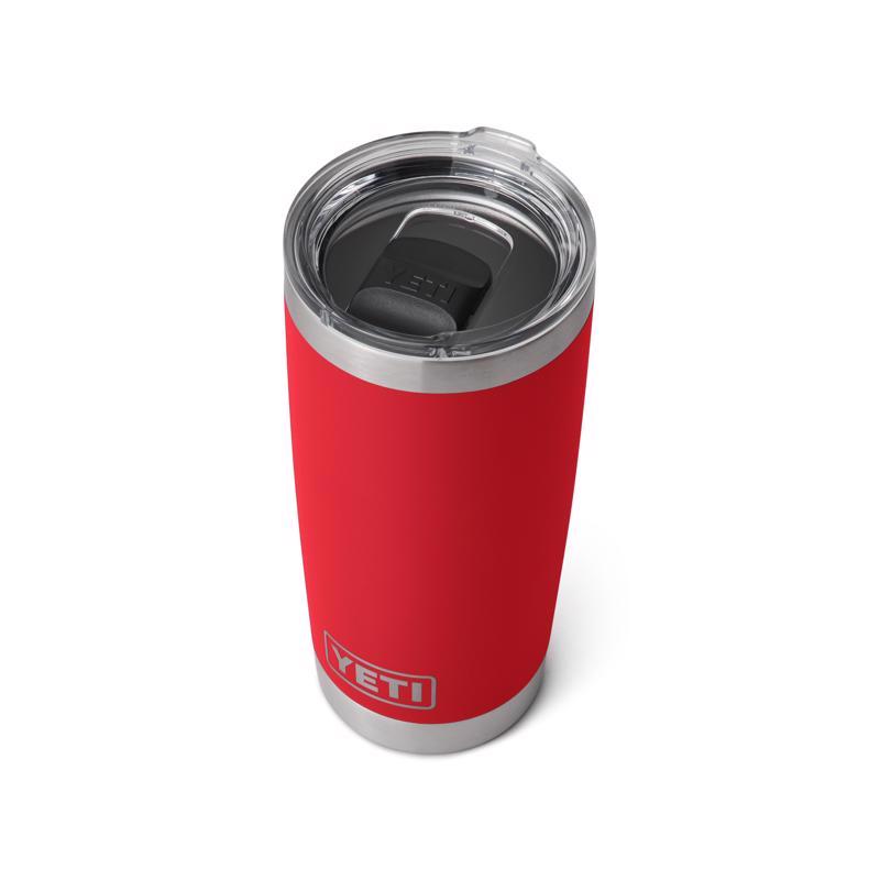 YETI Rambler 20 oz Rescue Red BPA Free Tumbler with MagSlider Lid