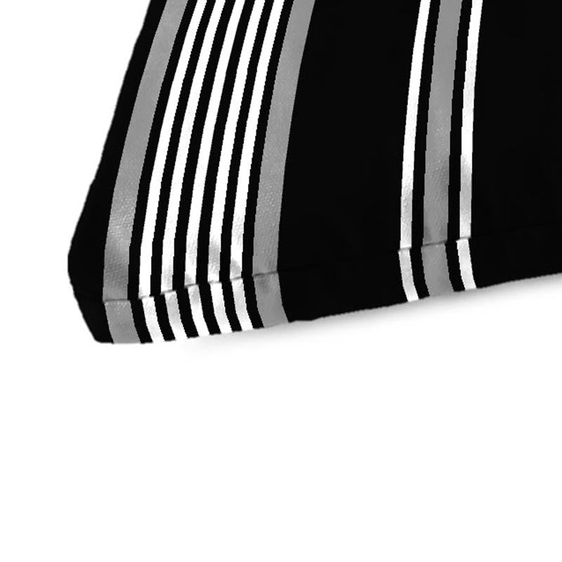 Jordan Manufacturing Stripe Polyester Bench Cushion