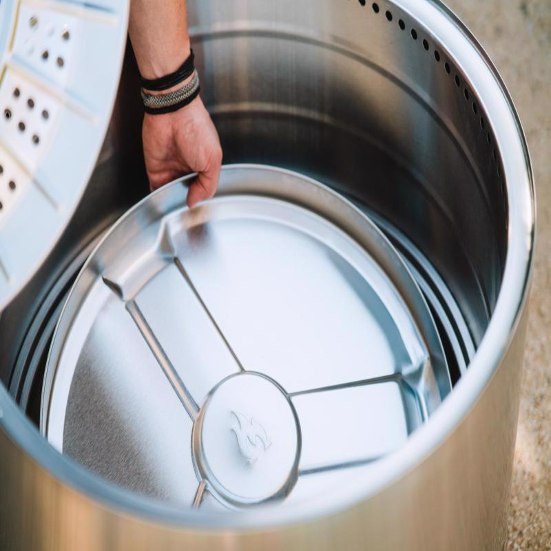 Solo Stove Yukon 2.0 27 in. W Stainless Steel Round Wood Fire Pit