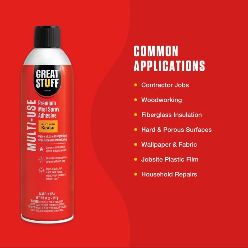 Great Stuff High Strength Automotive and Industrial Adhesive Liquid 14 oz